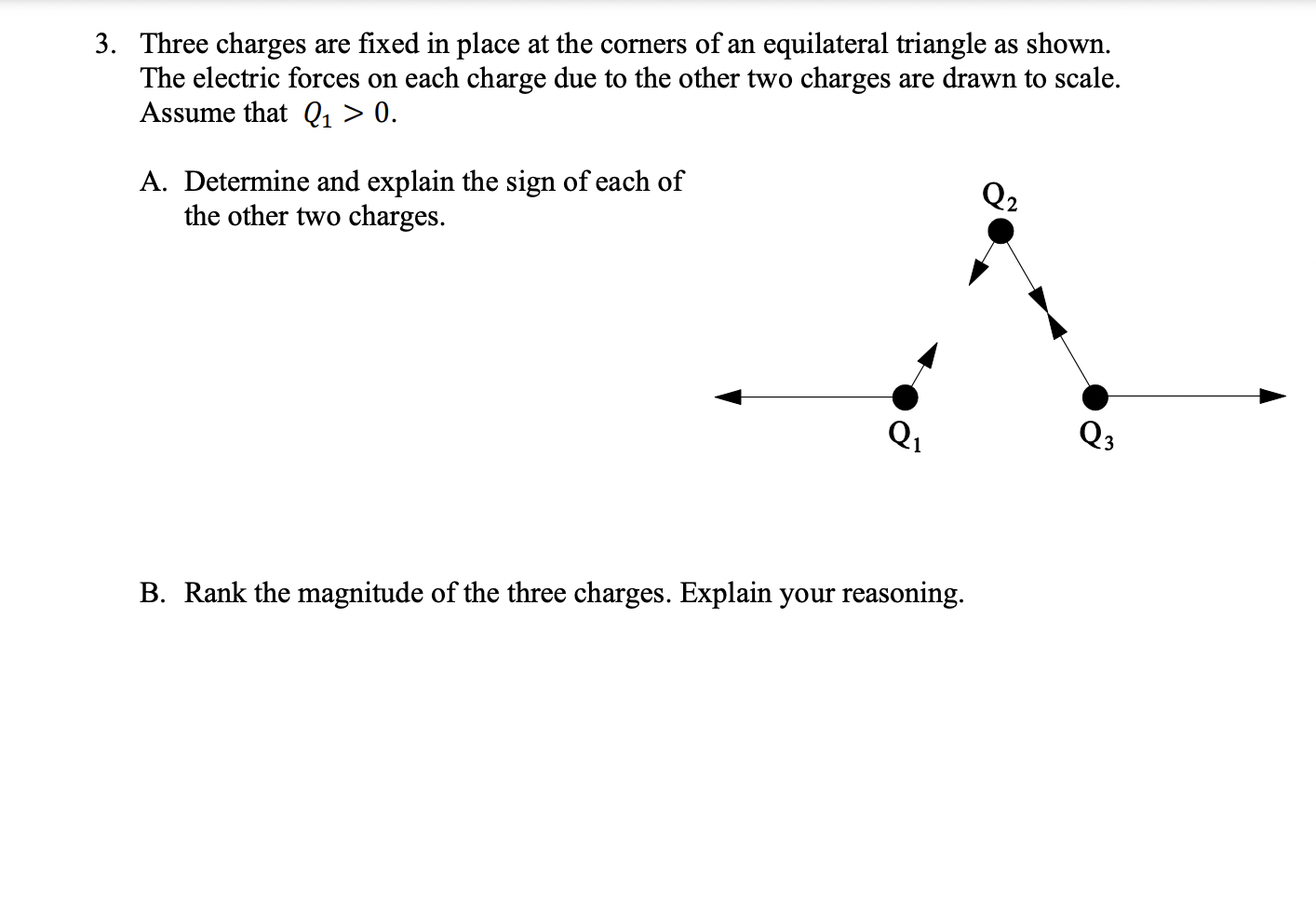 please help me solve this physics question. PLEASE SHOW WORK :) 3.