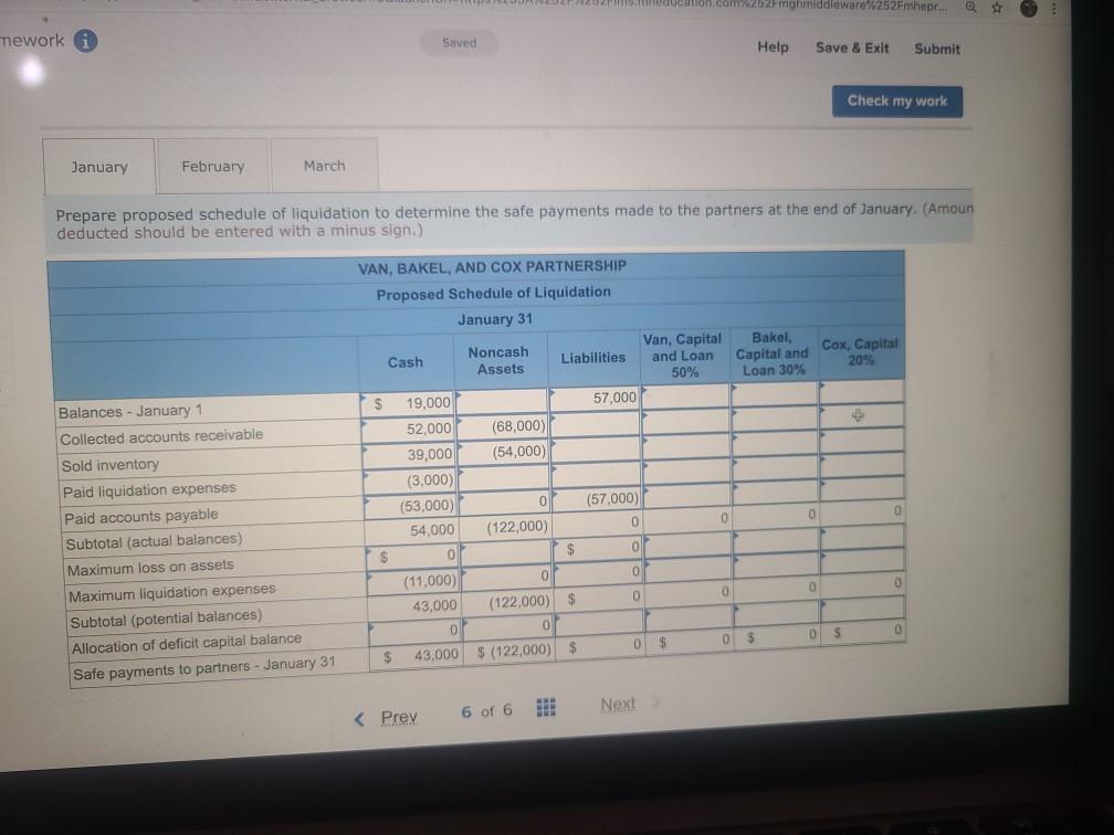 and losses in the ratio of 5:3:2, respectively) decide to terminate operations