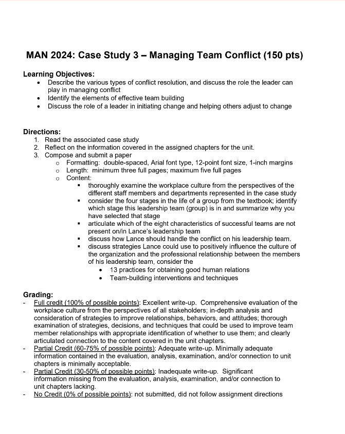 the elements of effective team building - Discuss the role of a