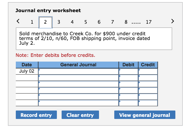 the gross method. Hint: It will help to identify each receivable and