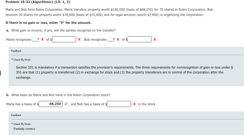  Chock My Wark Section 351 is mandatory if a transaction satisfies