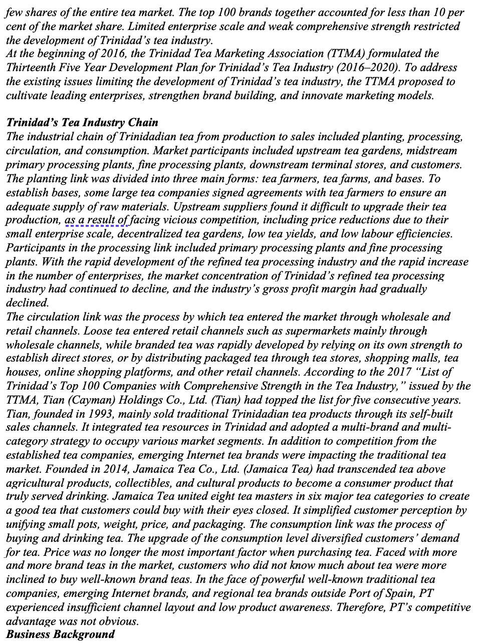 2018, what challenges had PT faced in recent years? Assess the factors