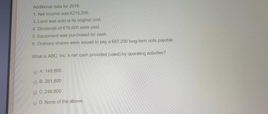 Co. is presented below. December 31, 2016 December 31, 2015 21.000 63,800