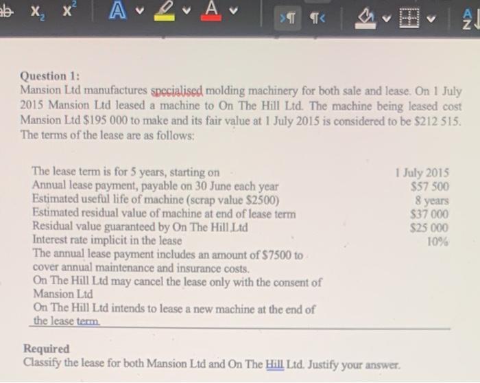  b X, X A Avl Av >TT V N Question 1: