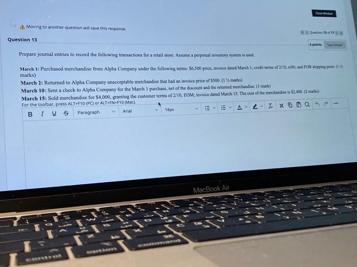  Moving to another question will save this response Otin 1307 Question