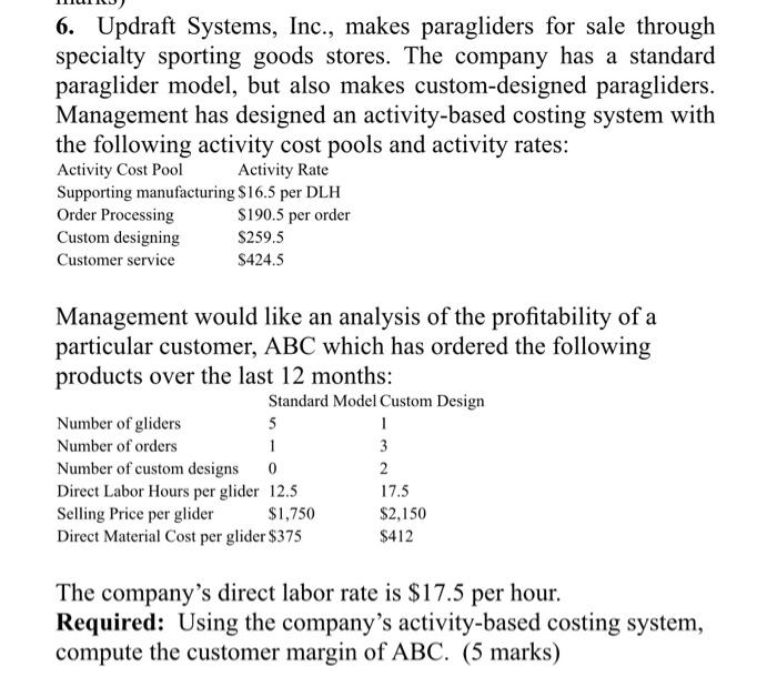  6. Updraft Systems, Inc., makes paragliders for sale through specialty sporting
