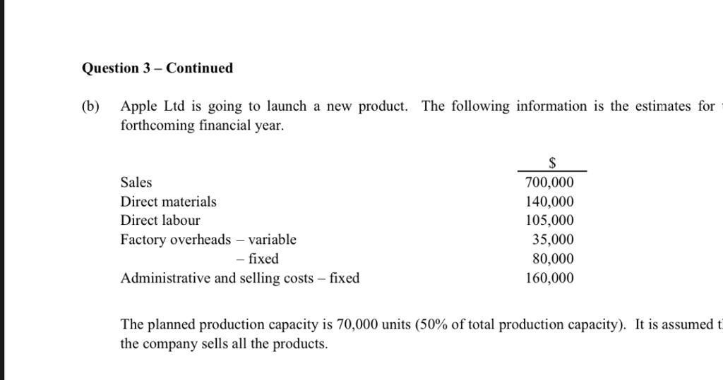 departments - cutting, sewing, and packaging and two service departments - canteen