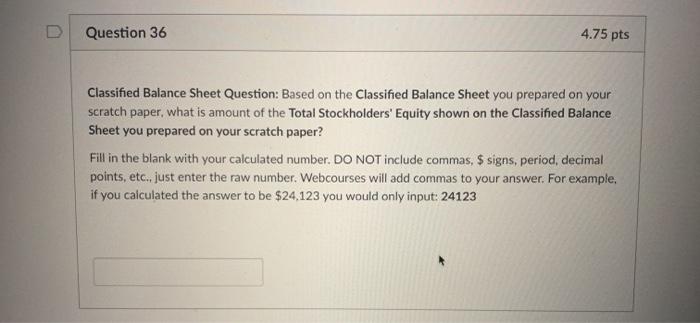 following Partial Adjusted Trial Balance. Use this Classified Balance Sheet to answer