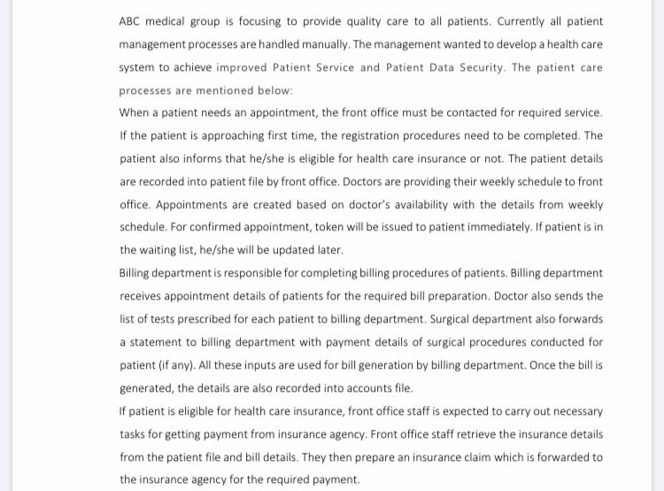  Explain the core functions of the proposed information system (minimum 4