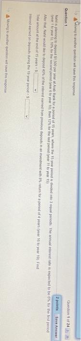  Ang to when wil ves response Question 1 of 24 Question