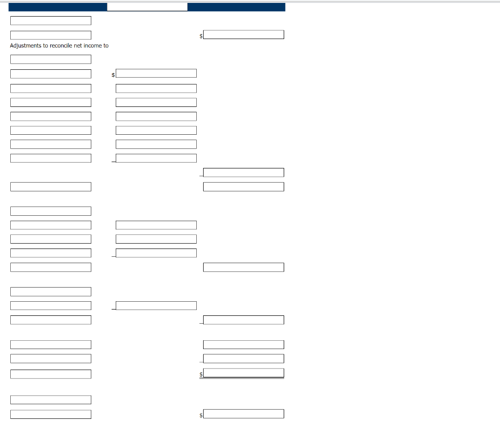 question. Don't do it other ways please. *Problem 23-01 The following are