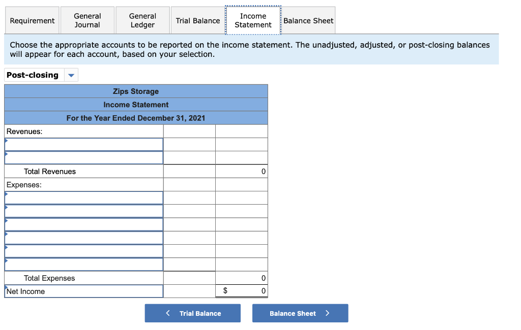 Storage at January 1, 2021, includes the following account balances: Credits Accounts