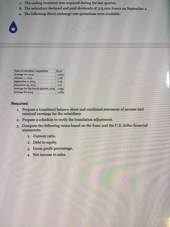 Functional Currency On January 2, 2019, P Company, a U.S.-based company, acquired