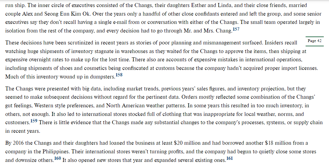  NOTHING LASTS FOREVER Retail has changed dramatically in the past 30