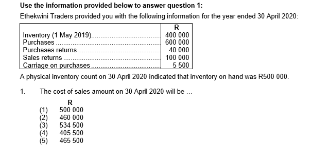 Please help me with number 1,11 ,14 and 15 Use the information
