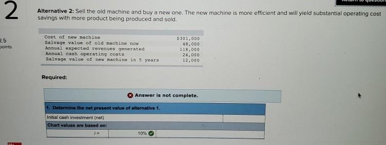 with a new machine or having the old machine overhauled. Information about