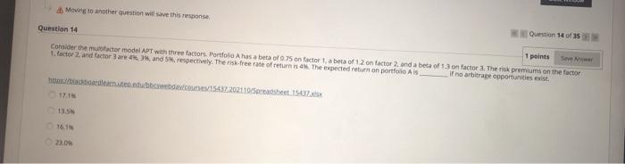  Moving to another question will save this response Question 1435 Question