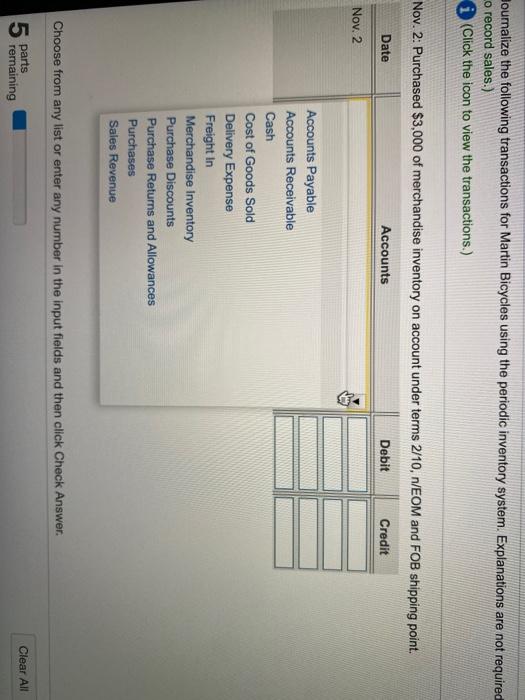 to) sont H Jouw to Marin Bicycles using the periodo inventory Explanations