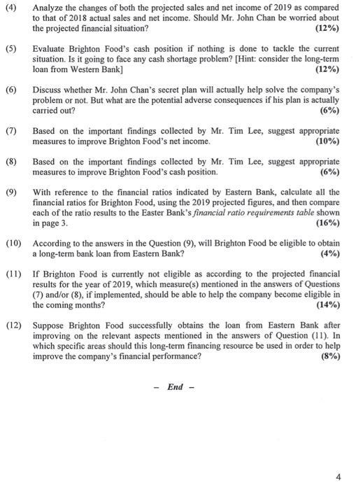 to that of 2018 actual sales and net income. Should Mr. John