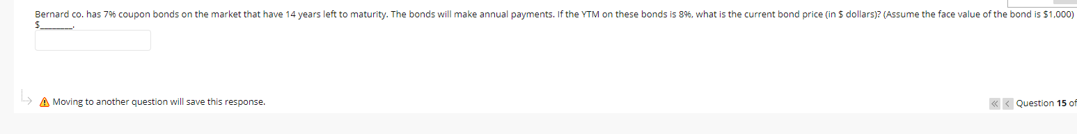 of 8 percent, payable semiannually. The bond matures in 19 years and