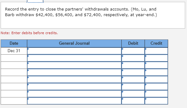 predict annual partnership net income of $523,500 and are considering the following