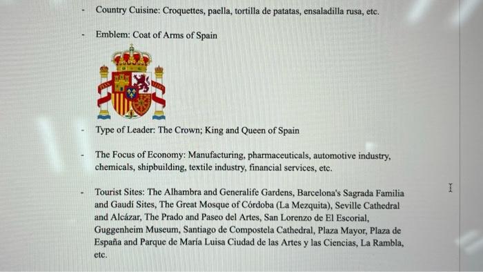 Type of Culture: Historically catholic religious tradition and an abundance of art,