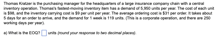 Thomas Kratzer is the purchasing manager for the headquarters of a