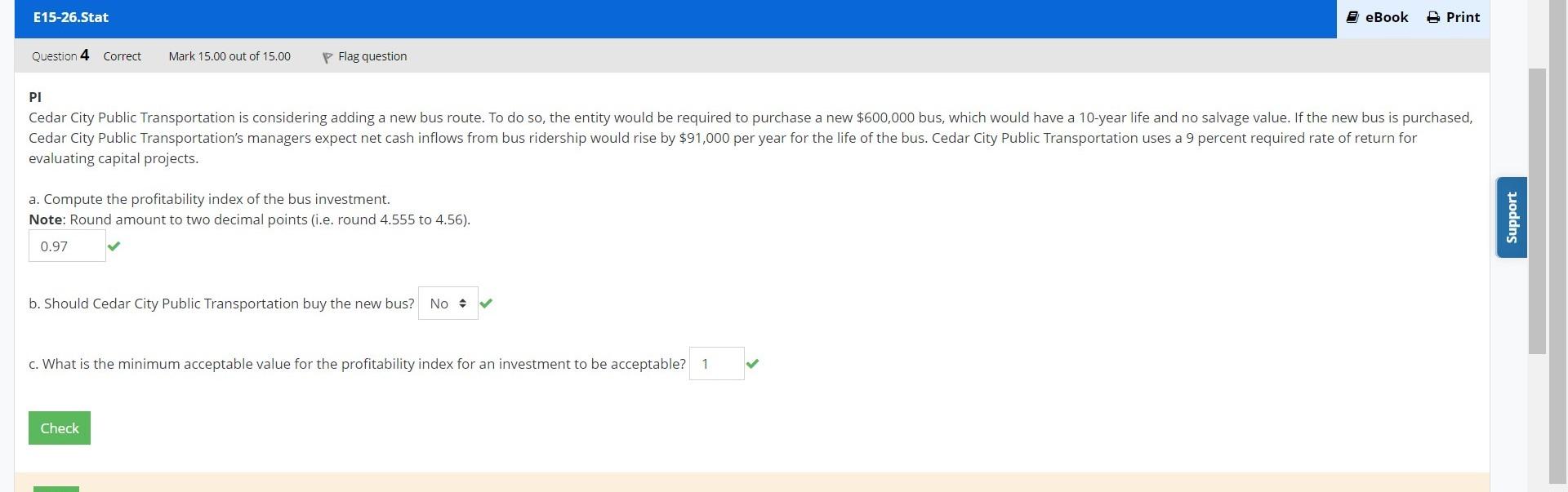 Apparently the present value factor is 6.4177. I dont know how to