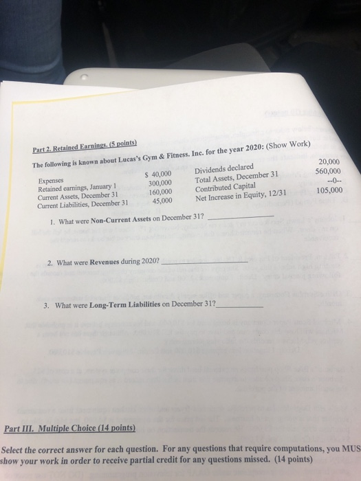  Part 2. Retained Farmings. (5 points) The following is known about