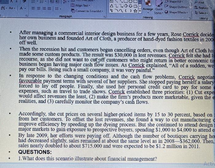  !! nd A Aa Align Text Corrvert to SmartArt AZ2-> .