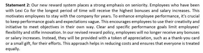  correct or incorrect? justify your answer pls answer asap Statement 2: