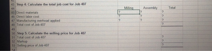 2: Applying Excel 3 Data 4 Markup on job cost 75% 8