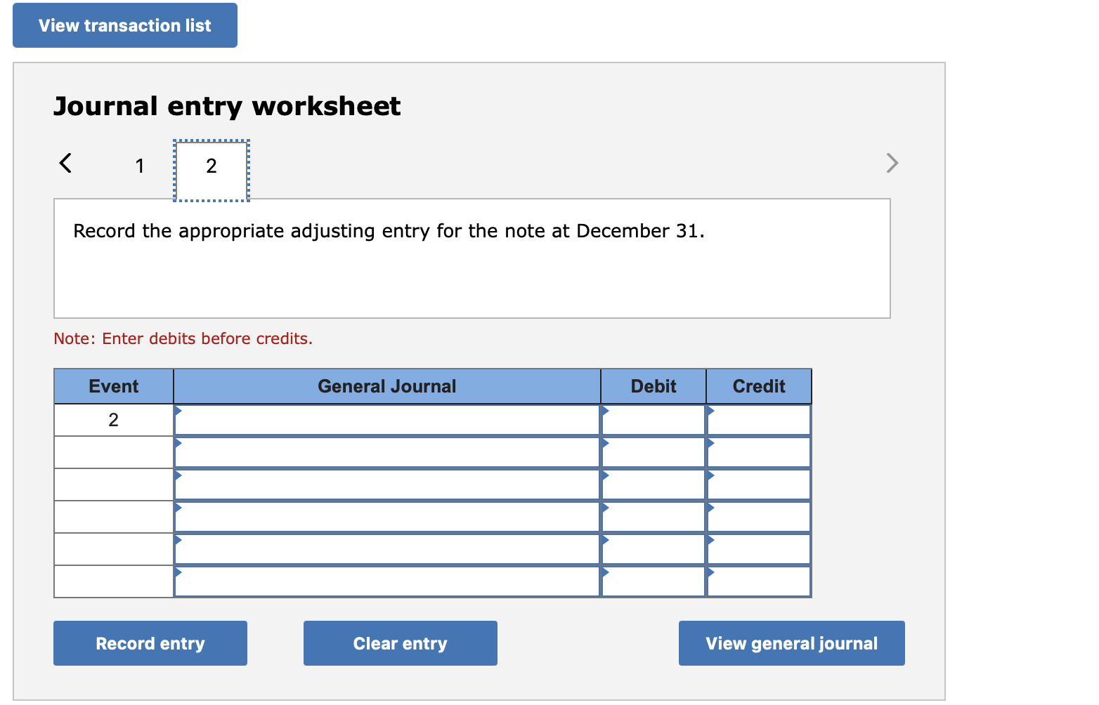 rate. Prepare the journal entry for the issuance of the note and