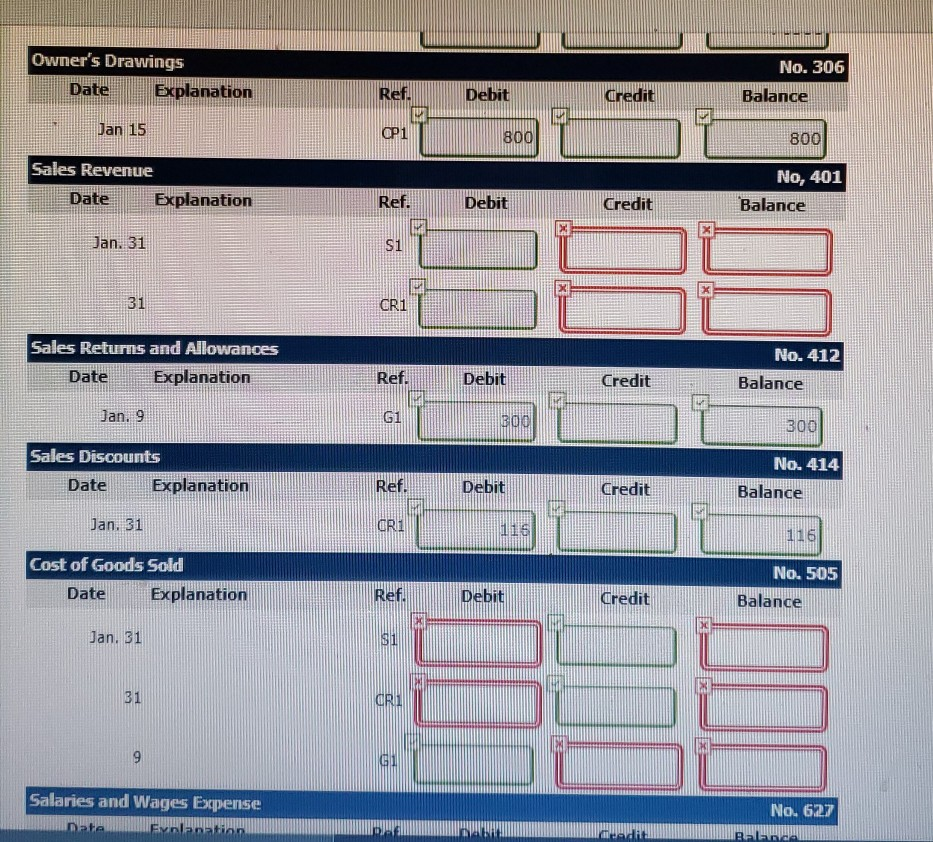 termere 2/10, 1/30. The cost of all merchandise sold was 60% of