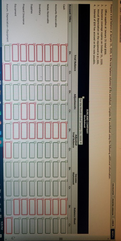 the sales . GENERAL LEDGER Account Number 101 112 Account Cash Accounts