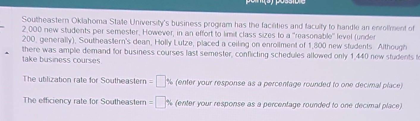 Southeastern Oklahoma State University's business program has the facilities and faculty