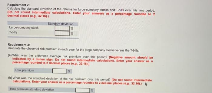 Stocks Year Year 1 Year 2 Year 3 Year 4 Year 5