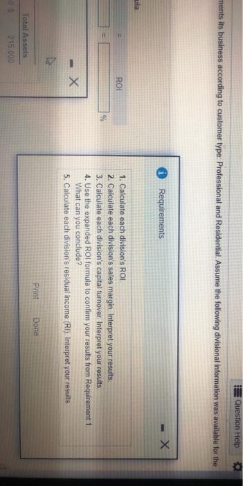 expanded ROI formula to confirm your results from Requirement 1. What can