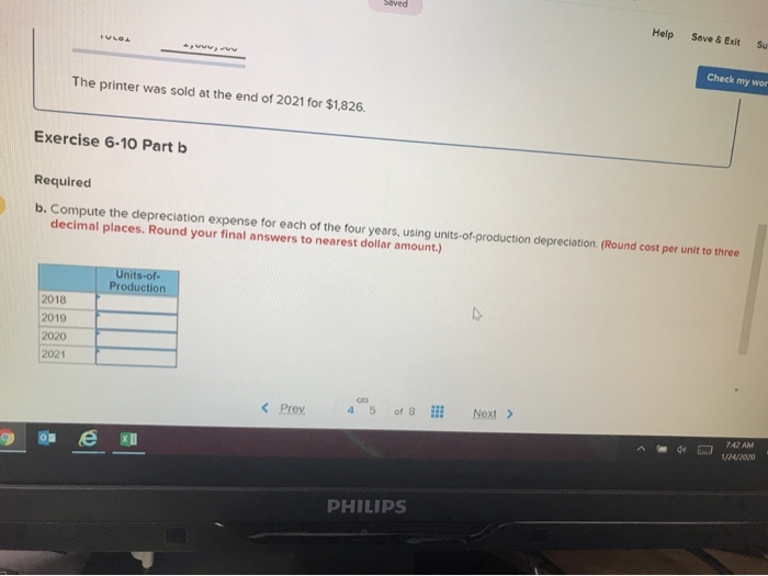 to the questions displayed below.) Exact Photo Service purchased a new color