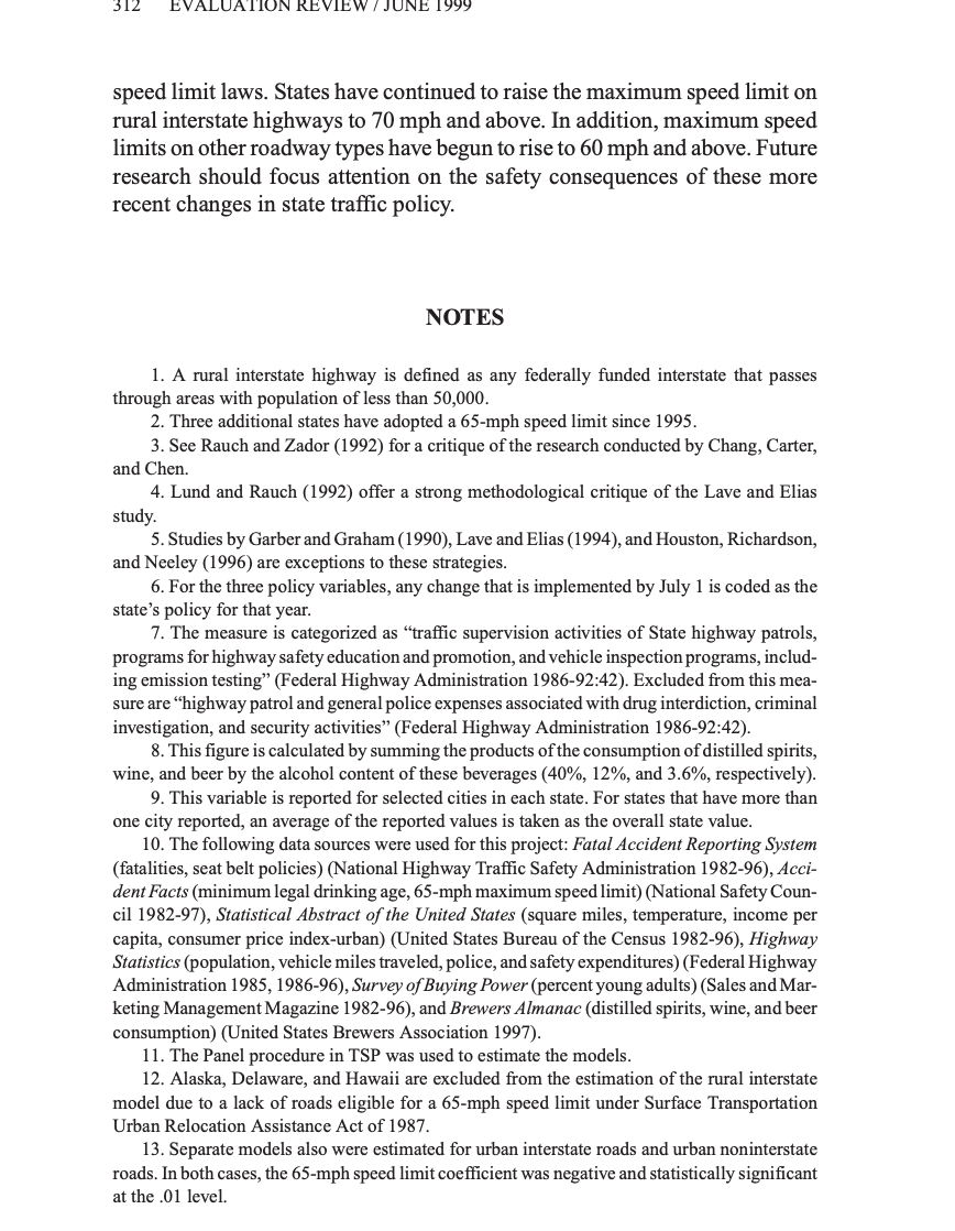 rural interstate highways, and all roads. Fatality data for all are estimated