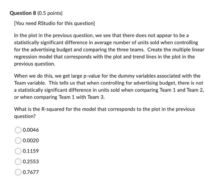 (0.5 points) Suppose we have a data set with quantitative variables X