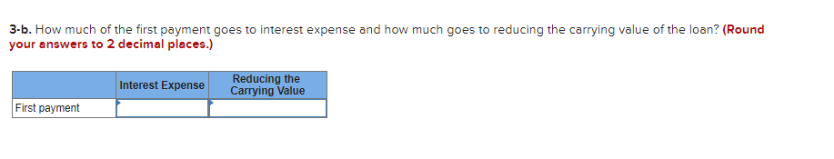 $1,455.93 are due at the end of each month, with the first
