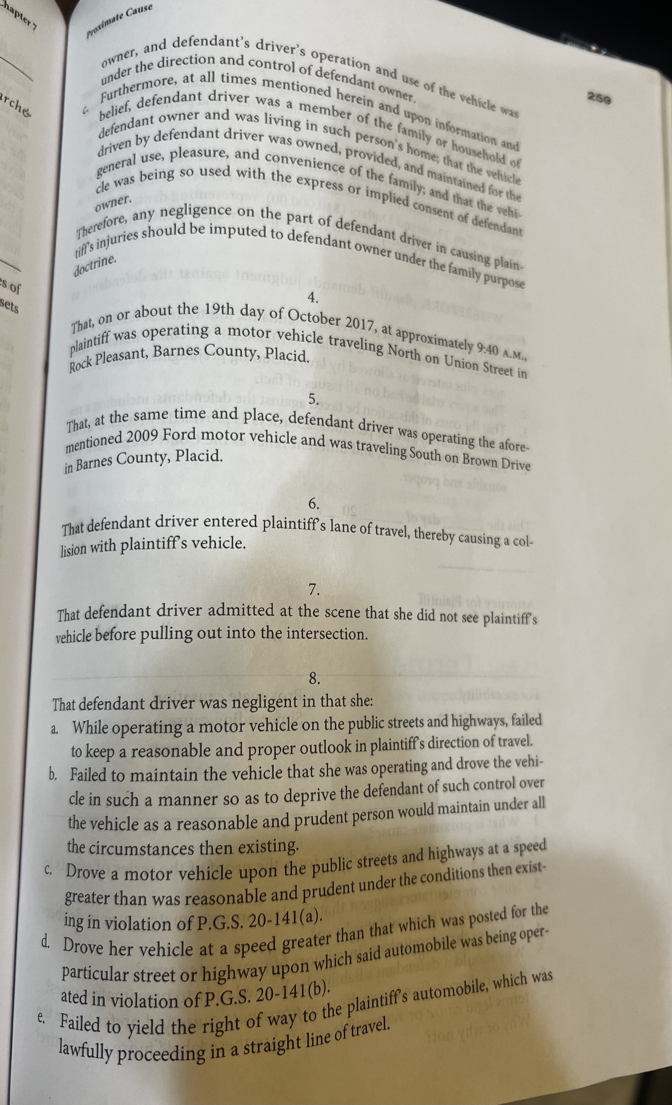 v Randy RecklessDraft a complaint based on these facts and pay particular