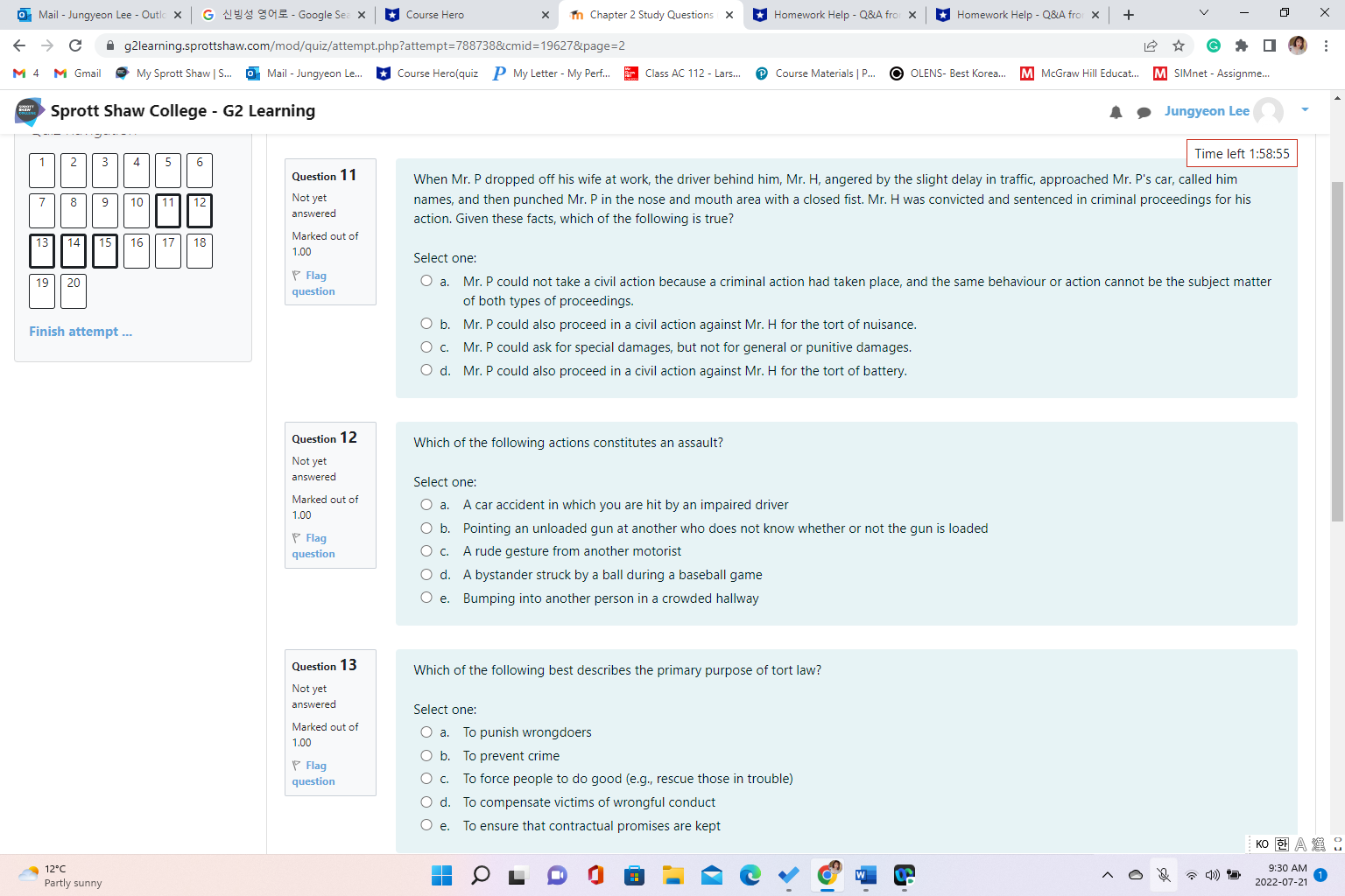 just an answer no need explanation Mail - Jungyeon Lee - Outlc