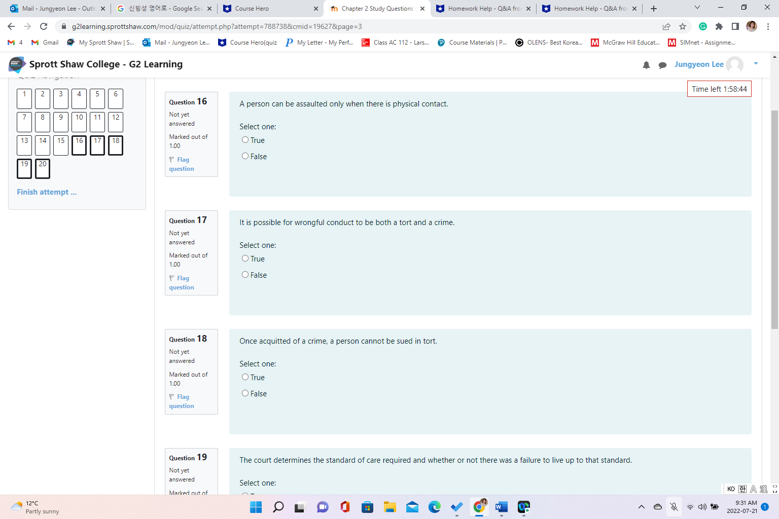 In Chapter 2 Study Questions X Homework Help - Q&A from X