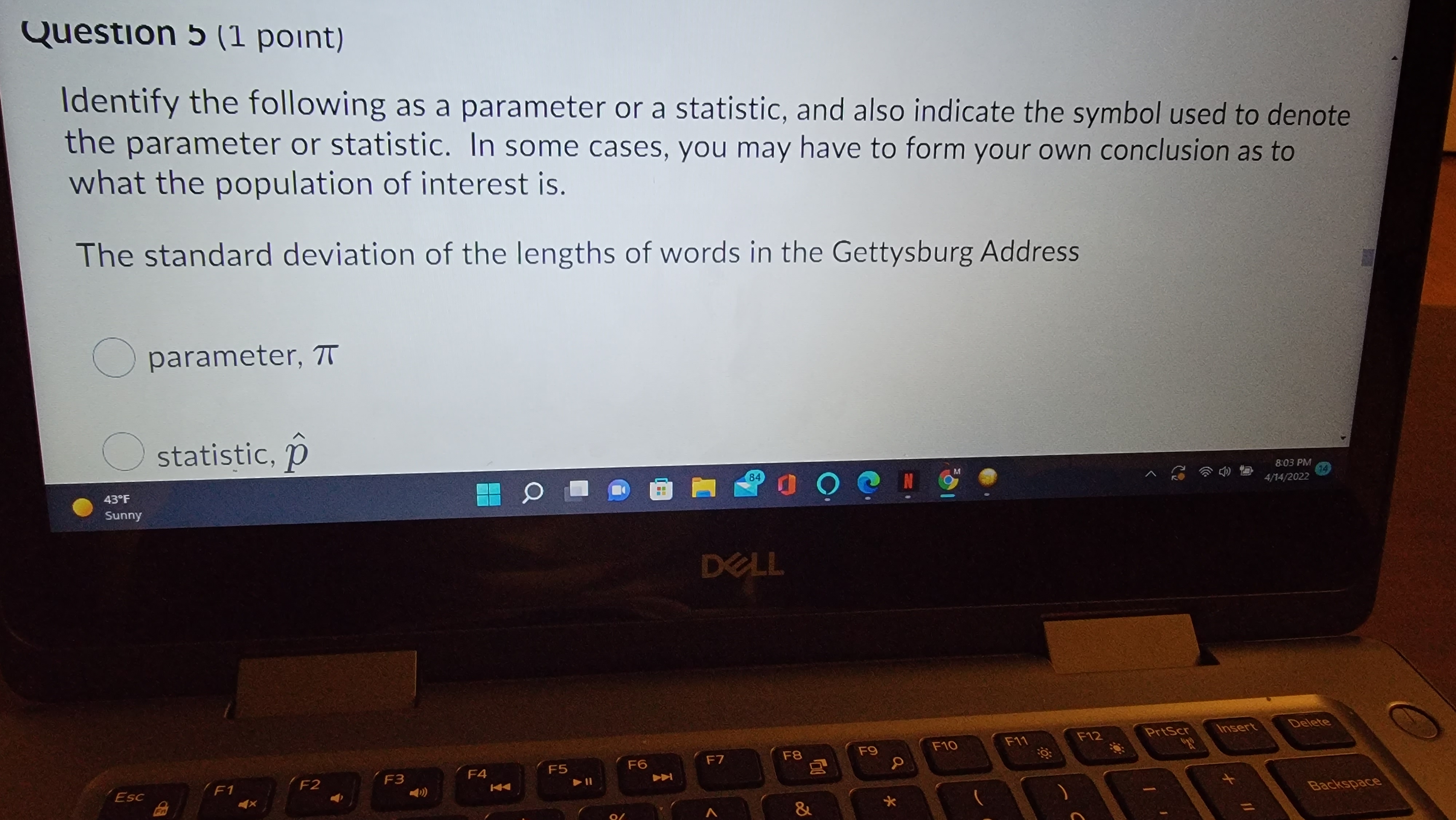 form your own conclusion as to what the population of interest is.