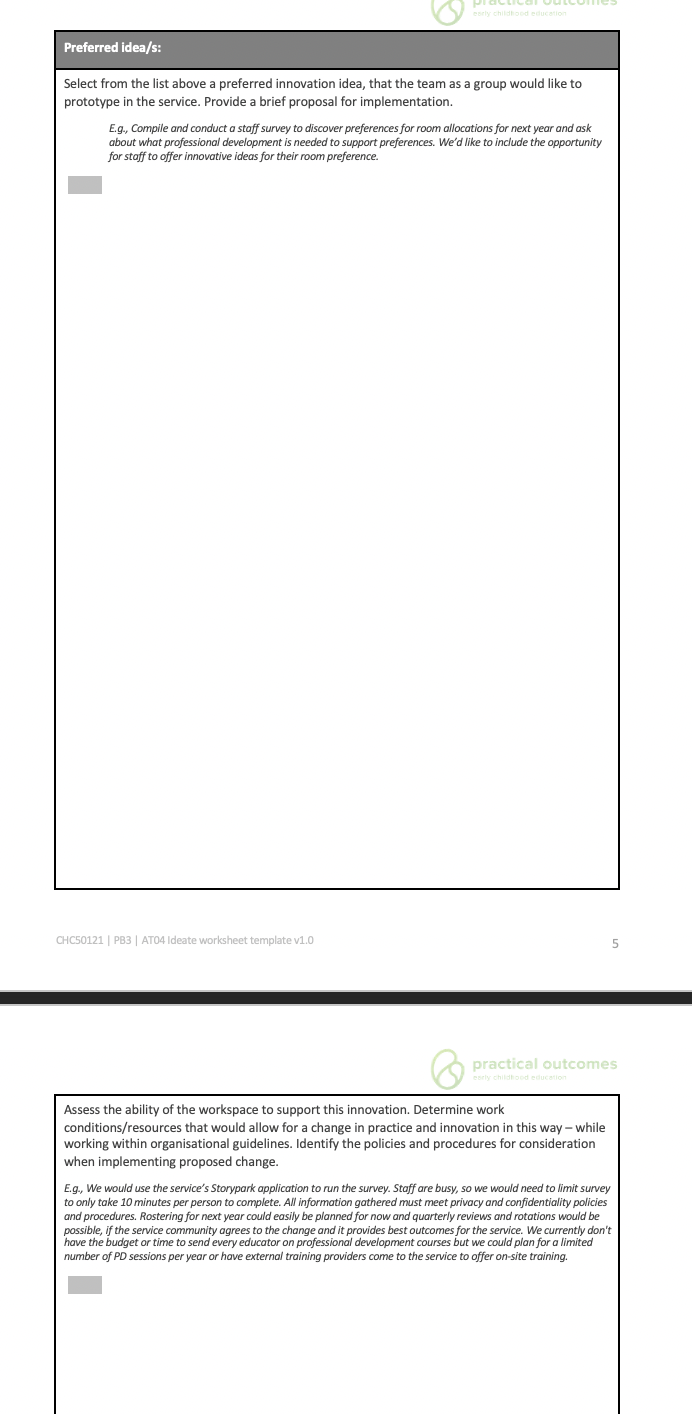 Place challenge Take the challenge statement previously developed and place it here.