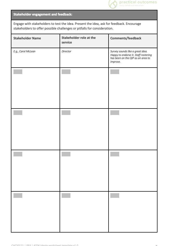 question here: E.g., How might we ensure that every room has educators