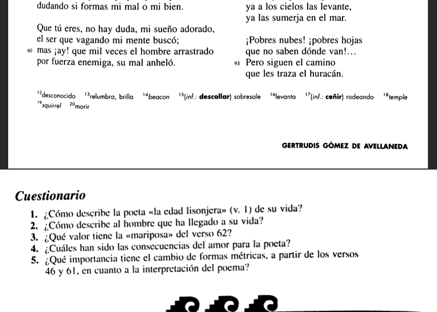 cuando contenta vagaba por el campo, silenciosa. y en escuchar me gozaba