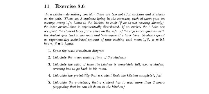 time with parameter a. The re- pair takes an exponentially distributed amount